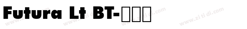 Futura Lt BT字体转换